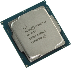 CPU Intel Core i3-7320 4.1 GHz / 2core / SVGA HD Graphics 630 / 4Mb / LGA1151