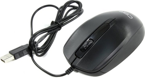 CBR Optical Mouse CM117 Black (RTL) USB 3but+Roll