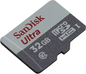SanDisk Ultra SDSQUNS-032G-GN3MN microSDHC Memory Card 32Gb UHS-I U1 Class10