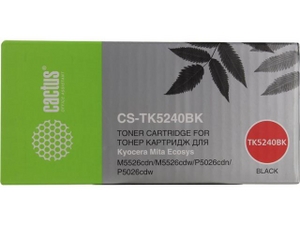 Cactus CS-TK5240BK Black  Kyocera Ecosys M5526cdn/M5526cdw/P5026cdn