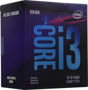  INTEL Core i3-9100F Processor BOX