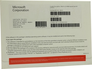 Microsoft Windows 10 Pro 64-bit Eng. (OEM) <FQC-08929>