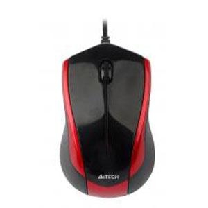 A4-Tech V-Track Mouse N-400-2 Red&Black (RTL) USB 3btn + Roll