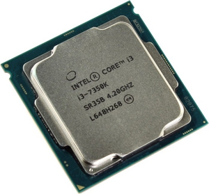 CPU Intel Core i3-7350K 4.2 GHz / 2core / SVGA HD Graphics 630 / 4Mb / 60W / 8 GT / s LGA1151