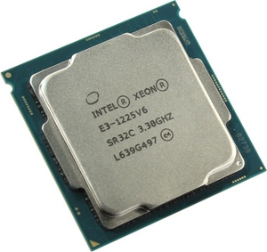 CPU Intel Xeon E3-1225 V6 3.3 GHzz / 4core / SVGA HD Graphics P630 / 1+8Mb / 73W / 8 GT / s LGA1151