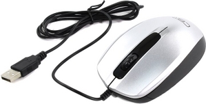 CBR Optical Mouse CM117 Silver (RTL) USB 3but+Roll