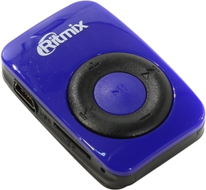 Ritmix RF-1010 Blue (MP3 Player, MicroSD, USB2.0, Li-lon)
