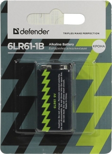 Defender 6LR61-1B 9V,  (alkaline),  