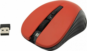 SmartBuy Wireless Optical Mouse SBM-340AG-M (RTL) USB 4btn+Roll, 