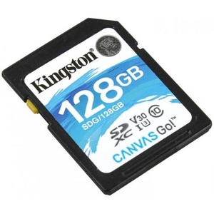 Kingston SDG / 128GB SDXC Memory Card 128Gb V30 UHS-I U3
