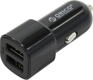    USB Orico 17W Dual Port USB Car Charger UCL-2U-BK