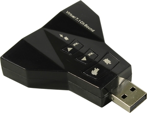 USB Sound Card Virtual 7.1