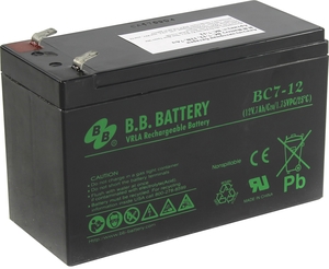    12V 7Ah B.B. Battery BC7-12
