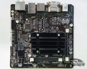 ASRock Q1900M (Celeron J1900 SoC onboard) (RTL) Dsub+DVI+HDMI GbLAN SATA MicroATX 2DDR-III