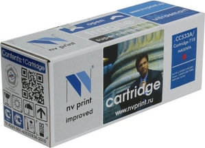  NV-Print  CC533A/Cartridge718 Magenta  hp Color LaserJet CP2025/CM2320mfp,Canon LBP-7200,MF8330
