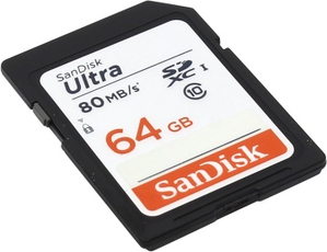 SanDisk Ultra SDSDUNC-064G-GN6IN SDXC Memory Card 64Gb UHS-I U1 Class10