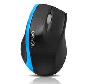 CANYON Optical Mouse CNR-MSO01NBL (RTL) USB 3btn+Roll