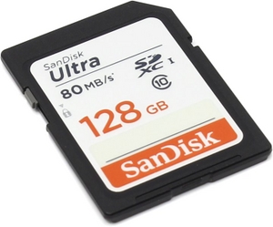 SanDisk Ultra SDSDUNC-128G-GN6IN SDXC Memory Card 128Gb UHS-I U1 Class10