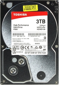 HDD 3 Tb SATA 6Gb/s Toshiba P300 HDWD130UZSVA 3.5
