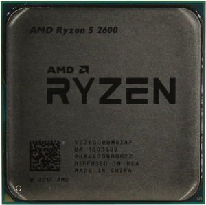 CPU AMD Ryzen 5 2600 BOX (YD2600B) 3.4 GHz / 6core / 3+16Mb / 65W Socket AM4