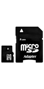 Silicon Power SP032GBSTH010V10-SP microSDHC Memory Card 32Gb Class10 + microSD --> SD Adapter