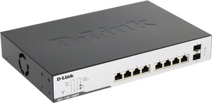  D-Link DGS-1100-10MPP / B1A  (6UTP 1000Mbps PoE + 2UTP 1000Mbps UPoE + 2SFP)