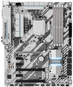 MSI H270 TOMAHAWK ARCTIC (RTL) LGA1151 H270 3xPCI-E DVI+HDMI GbLAN SATA ATX 4DDR4