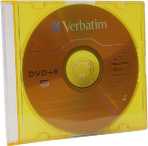 DVD+R Disc Verbatim 4.7Gb 16x 43556 / 43657 / 43515 