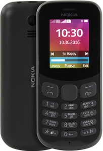 NOKIA 130 Dual SIM TA-1017 Black (DualBand, LCD160x128@64K, 1.8