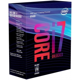 CPU Intel Core i7-8700K BOX ( ) 3.7 GHz / 6core / SVGA UHD Graphics 630 / 1.5+12Mb / 95W / 8 GT / s LGA1151