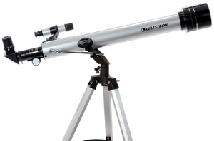 Телескоп Celestron PowerSeeker 60 21041 (60мм рефрактор, 700 мм, 1:12, 2 окуляра 1.25