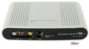 Plextor ConvertX PVR PX-TV402U Video Recorder EXT (видео конвертер, USB2.0, TV/RCA/S-Video in, ПДУ)